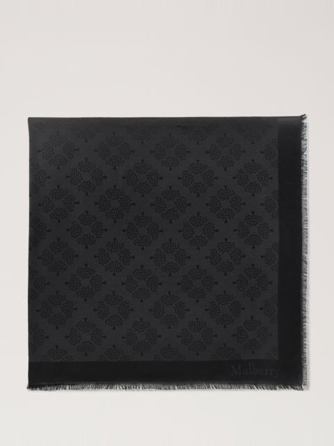 Mulberry Tree Square
Black Cotton Silk Blend