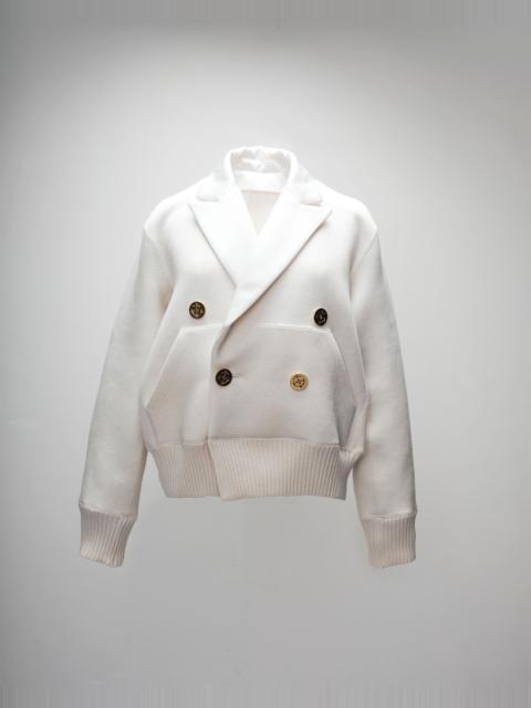 Cotton Cashmere Knit Jacket