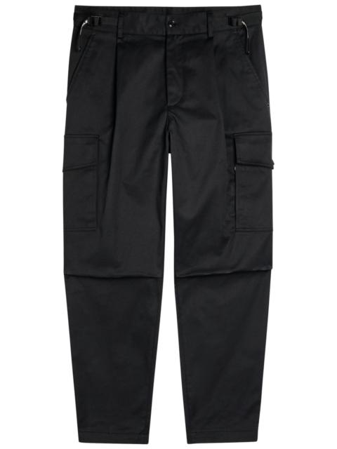 Moncler Barrel-leg Stretch-cotton Cargo Trousers
