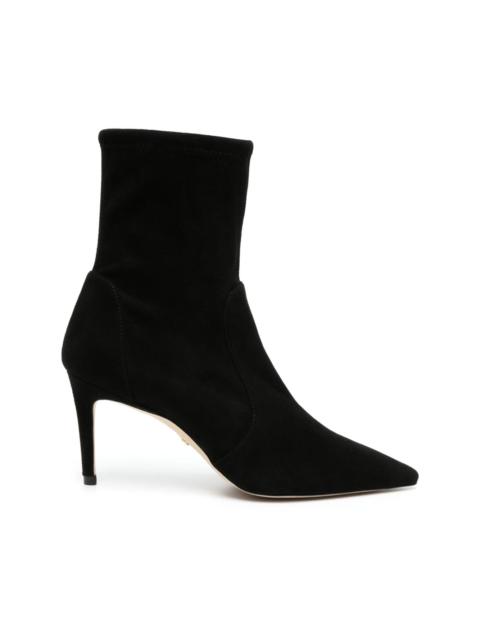 80mm suede ankle boots