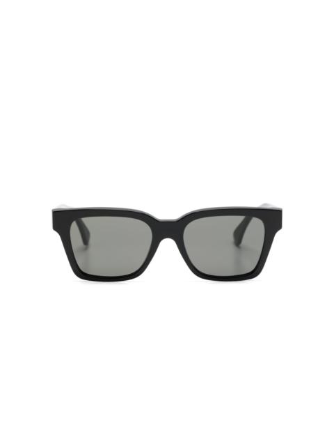 square-frame tinted sunglasses