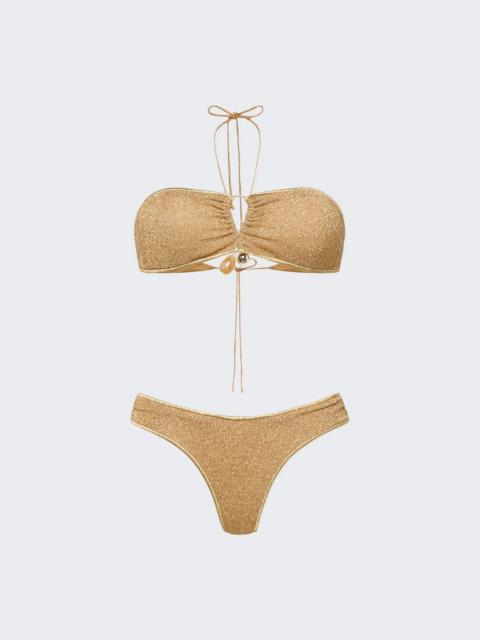 Lumiere Stones Bandeau Set Gold