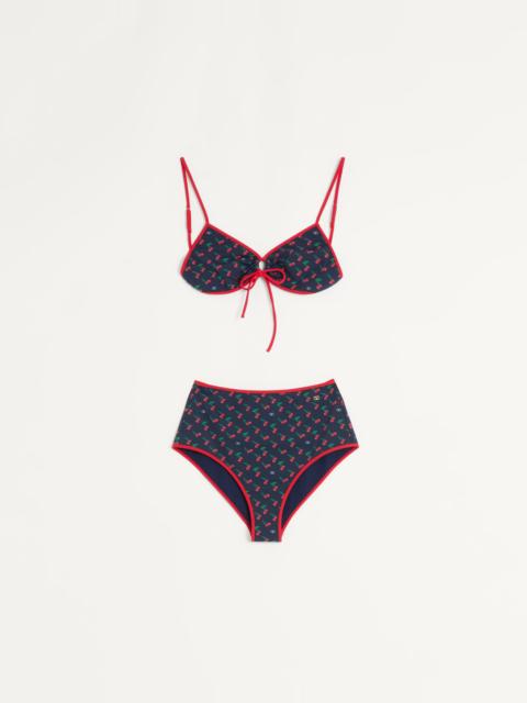 LYCRA BIKINI WITH CHERRYFIC PRINT