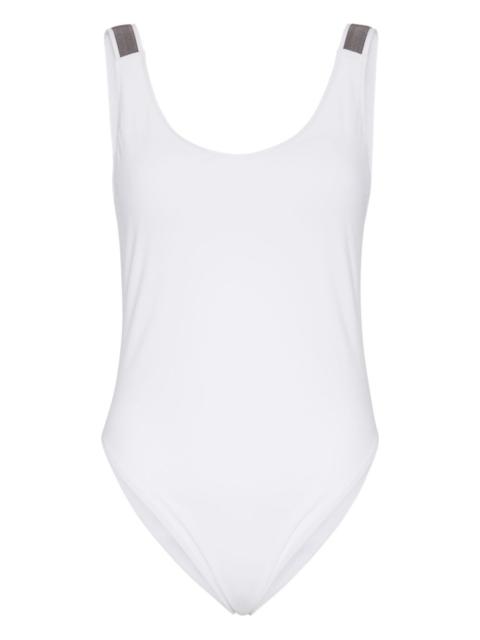 Monili chain-embellished swimsuit