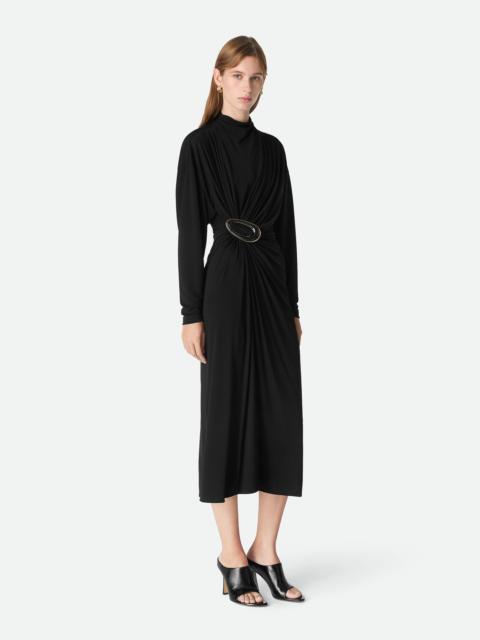 Crepe Viscose Jersey Dress
