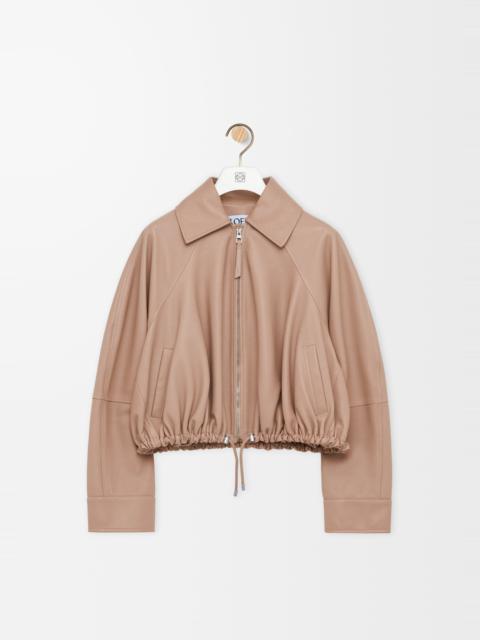 Balloon jacket in nappa lambskin