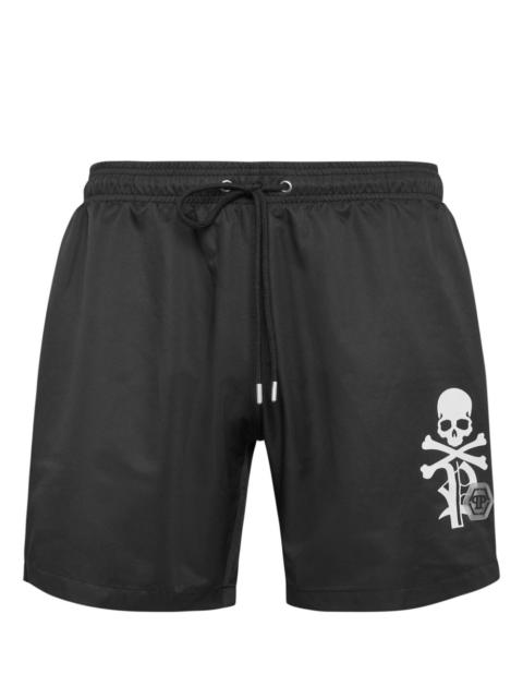 logo-print swim shorts