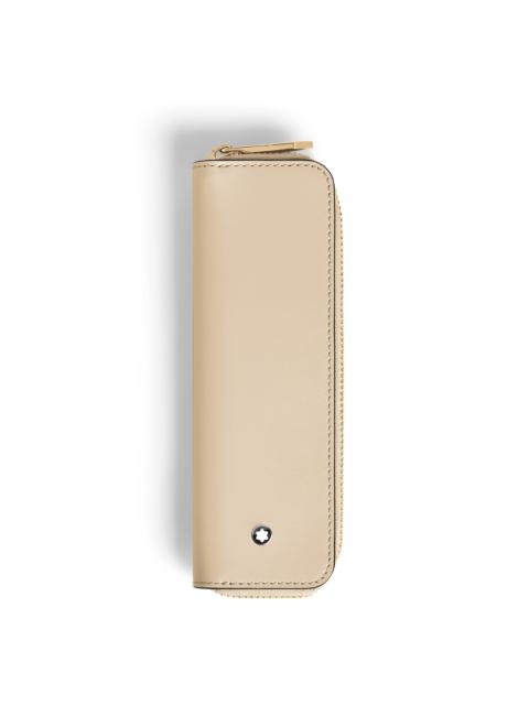 1-PEN POUCH WITH ZIP IN MEISTERSTÜCK LEATHER