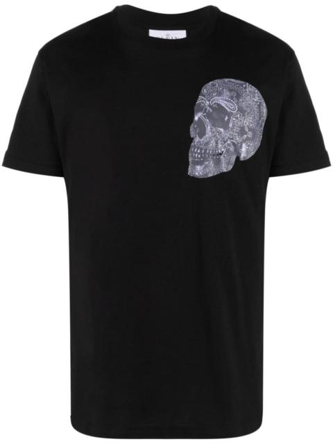 skull-print cotton T-shirt