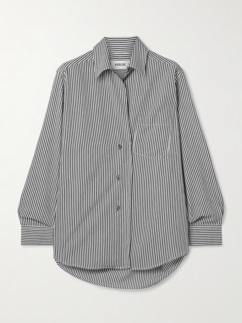 Aris Striped Crepe Shirt