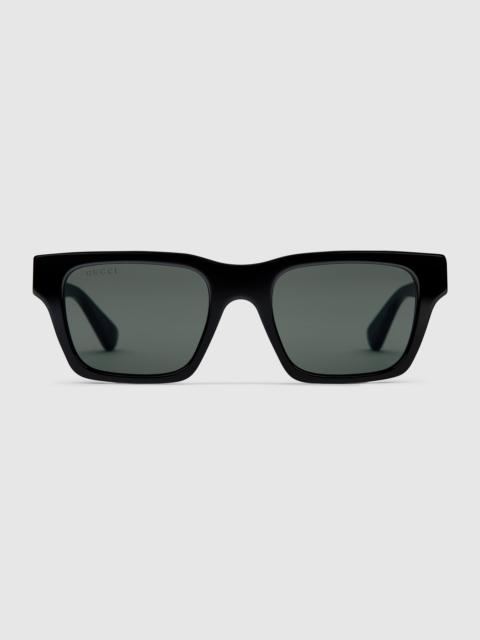 Rectangular frame sunglasses