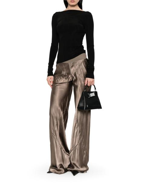 FITTED TEMPLE TOP WITH V-NECK BACK