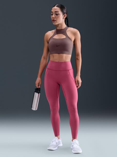 Nike Universa Women's High-Waisted 7/8 Leggings with No Front Seam