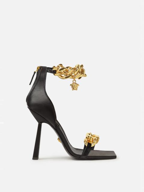 Medusa Chain High Heel Sandals