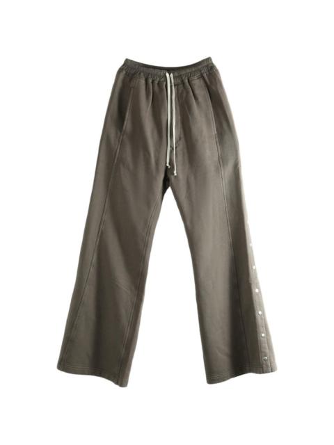 Wide Pusher drawstring button trousers