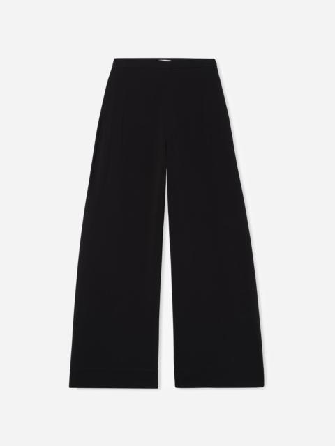 Wide Leg Pant in Crepe