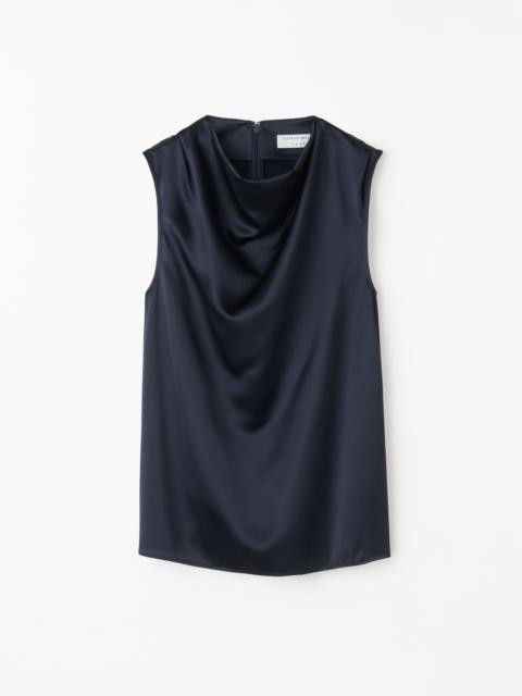 Lian Draped Satin Top