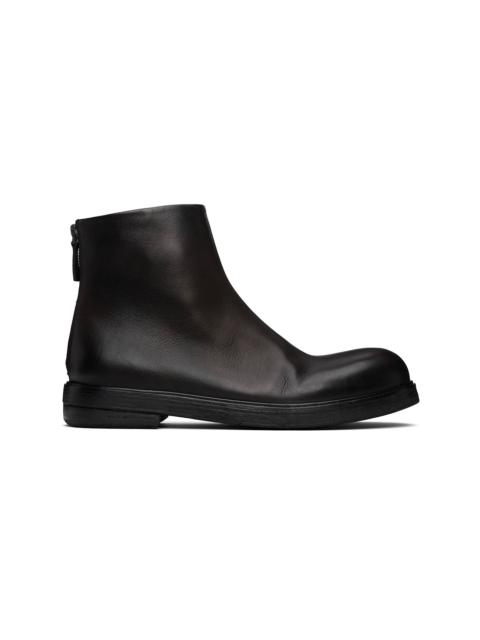 Black Zucca Zeppa Ankle Boots