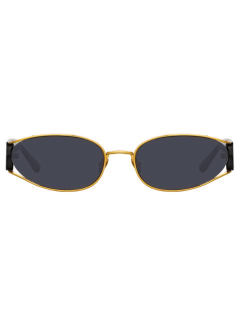 SHELBY CAT EYE SUNGLASSES IN BLACK