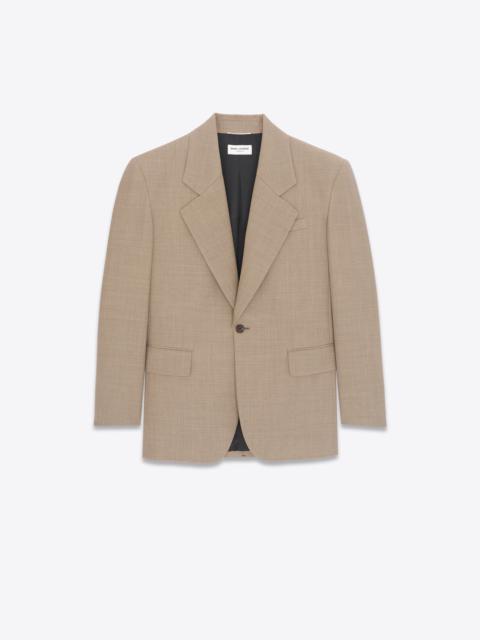 oversized jacket in wool