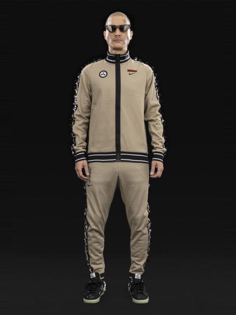 GGG-P1-247 Nike® Acronym® Track Pant Knit KHAKI/BLACK ] with GGG-J1-247 and BLA-001
