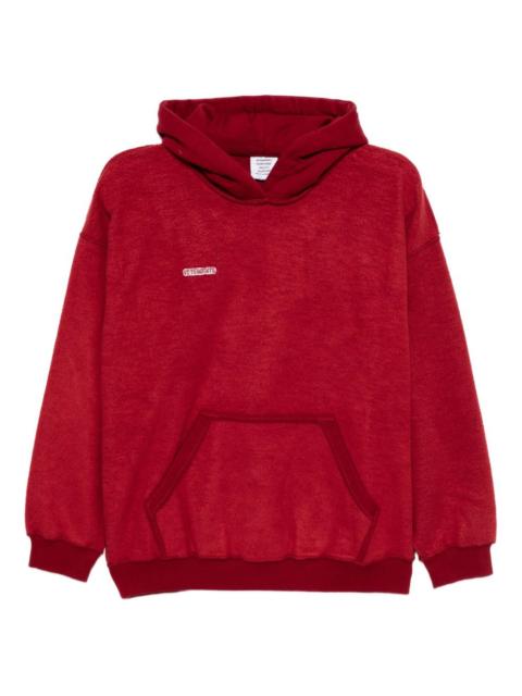 logo-embroidered hoodie