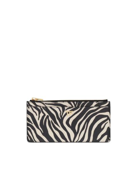 zebra-print wallet