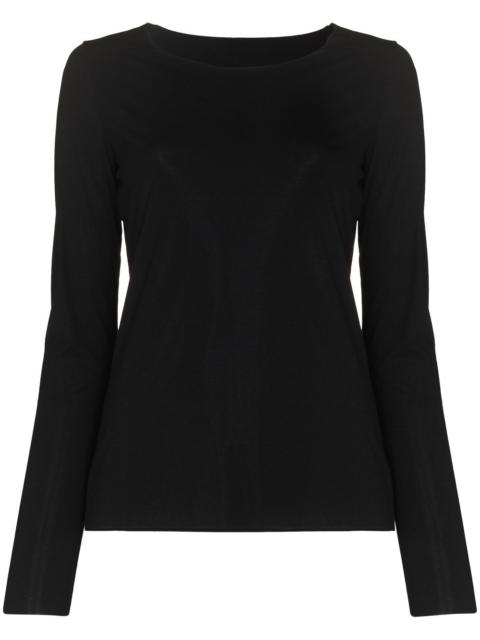 Aurora crew-neck top