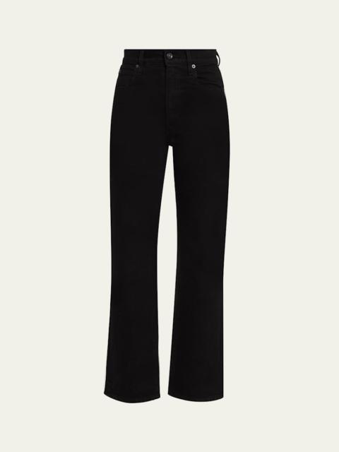 London High-Rise Straight Jeans