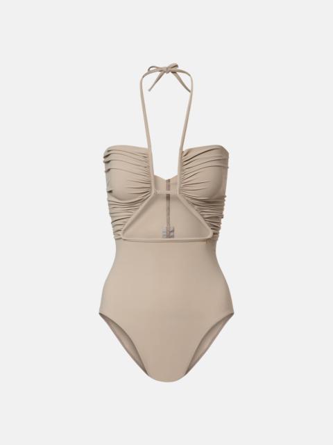 Prong cutout swimsuit