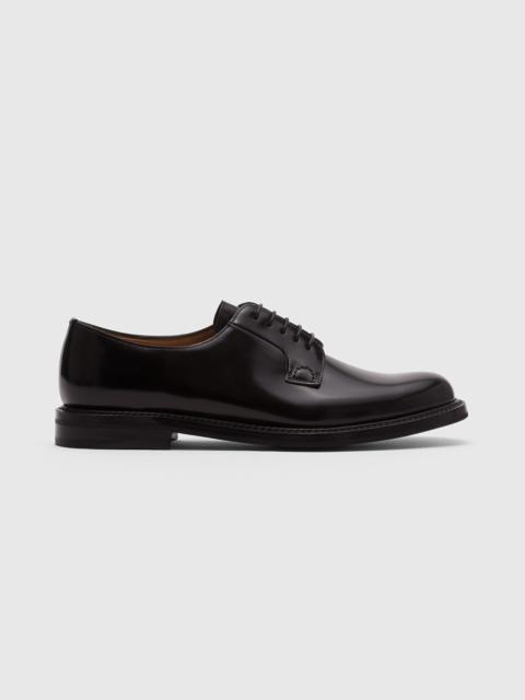Brushed calfskin Derby lace-ups