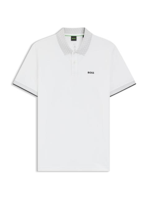 PADDY POLO SHIRT IN STRETCH-COTTON PIQUÉ