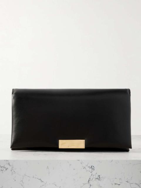 Leather clutch Black