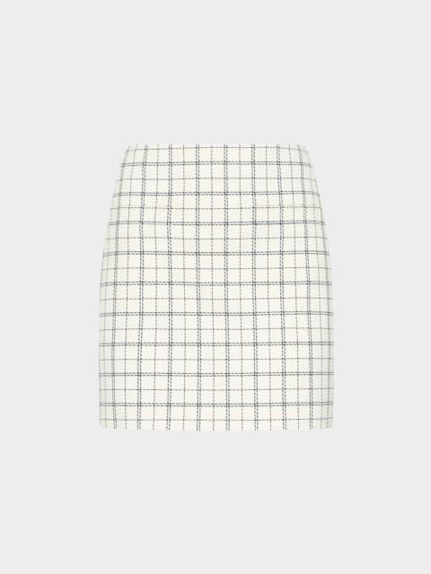 Modern Mini Plaid Skirt
