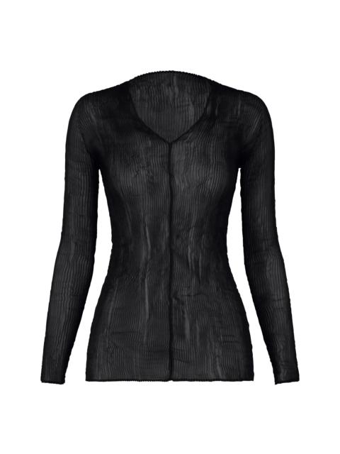 CHIFFON TWIST BK/WT-66