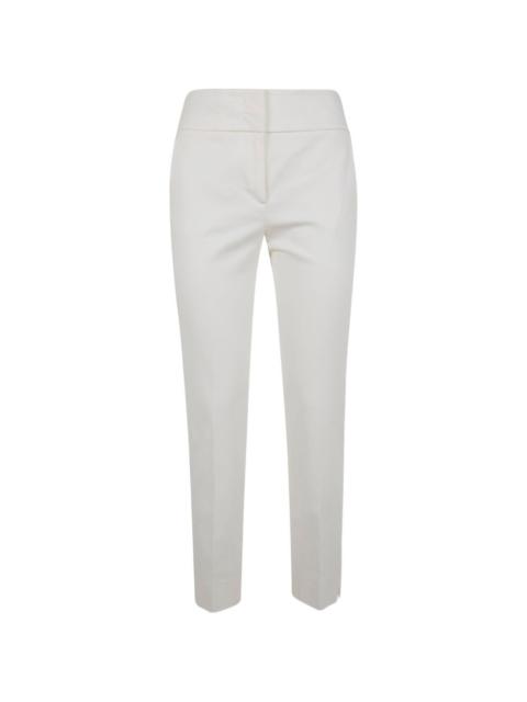 high-waisted trousers
