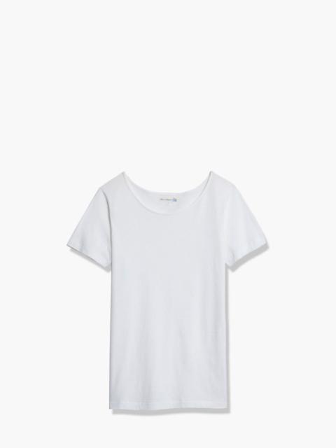 MERZ B. SCHWANEN 114 LOOPWHEELED 1920S TEE WHITE