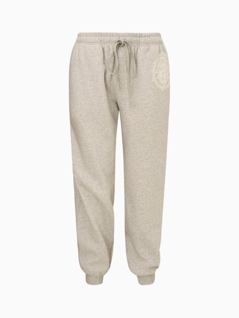 Caitirene Lace Logo Cotton Sweatpants