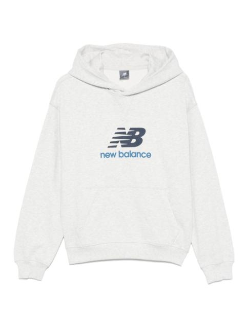 logo-printed hoodie