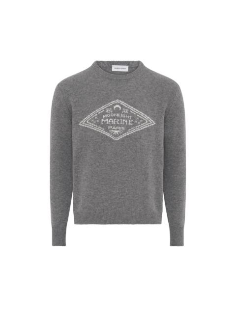 Clean Wool Knit Crewneck Sweater