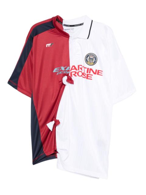 colour-block football jersey