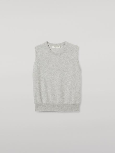 Iris Pale Grey Classic Cashmere Tank