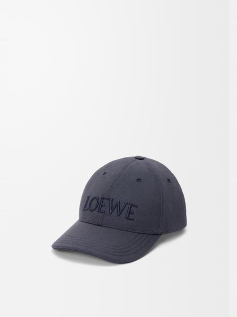LOEWE cap in canvas