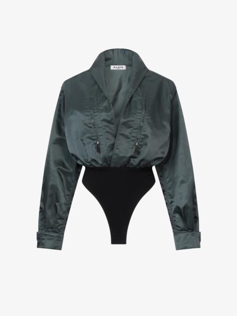 NYLON HOOD BODY-SHIRT