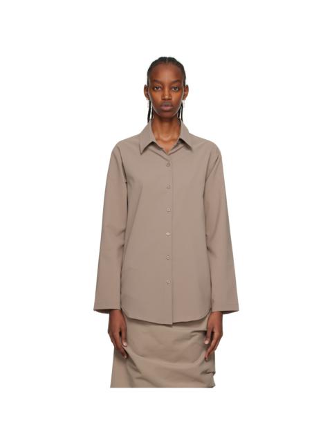 SSENSE Work Capsule – Taupe Staple Shirt
