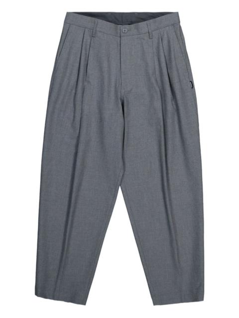 Two Tuck pleated-pocket trousers