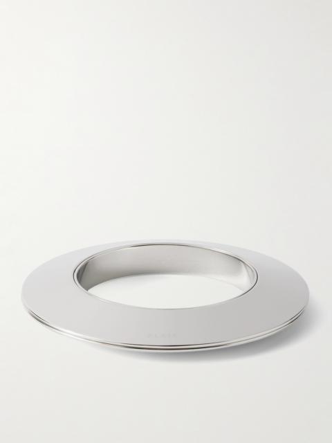 Blade Silver-tone Bangle