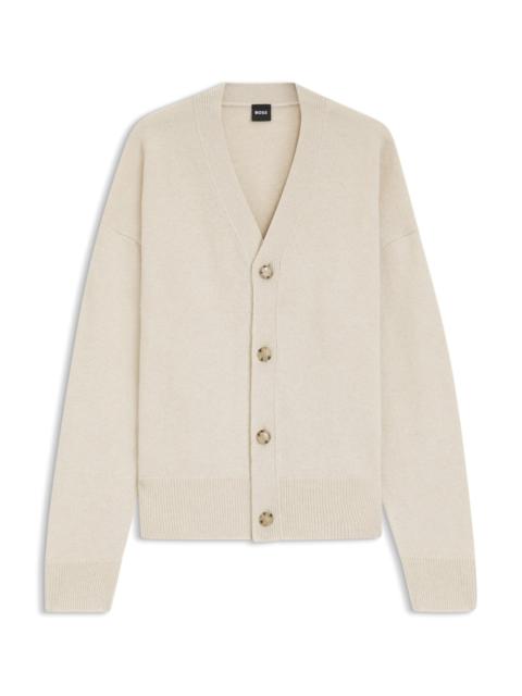 VIRGIN-WOOL CARDIGAN IN A RELAXED FIT