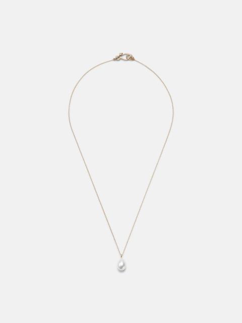 Perle Poire Simple 14kt gold necklace with freshwater pearls