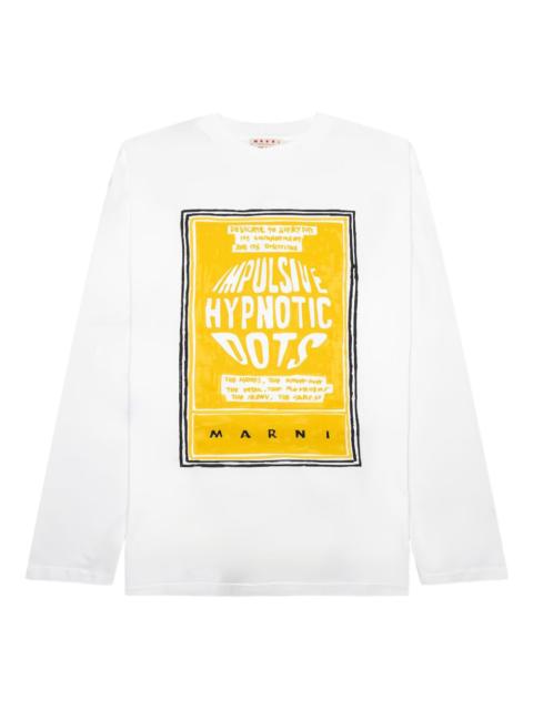 graphic-print long-sleeve T-shirt